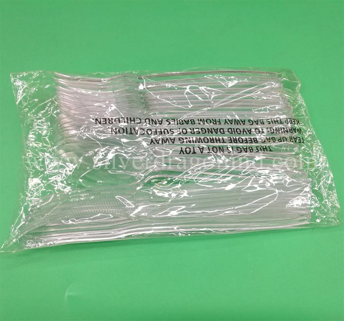 Custom Clear Transparent Plastic PS Disposable Spoon Cutlery