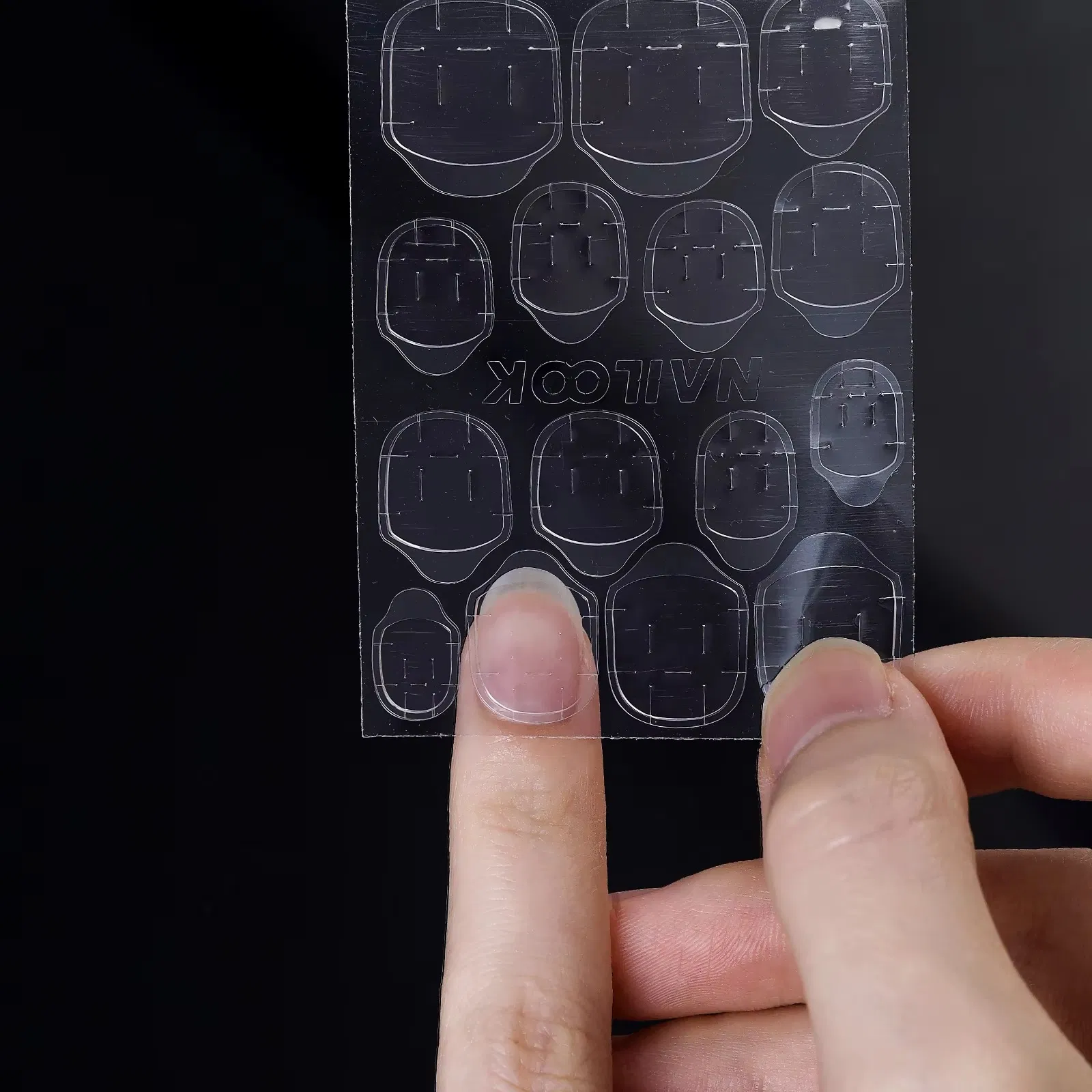 Double-Sided Fake Nails Art Tape Glue Sticker DIY Tips Nail Acrylic Nail Gel Makeup Tools on The Nail.