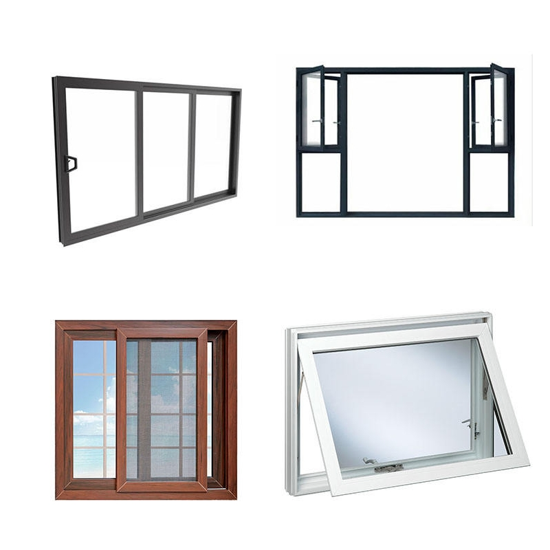 Factory Direct Sale UPVC PVC Windows with Variety Opening Style