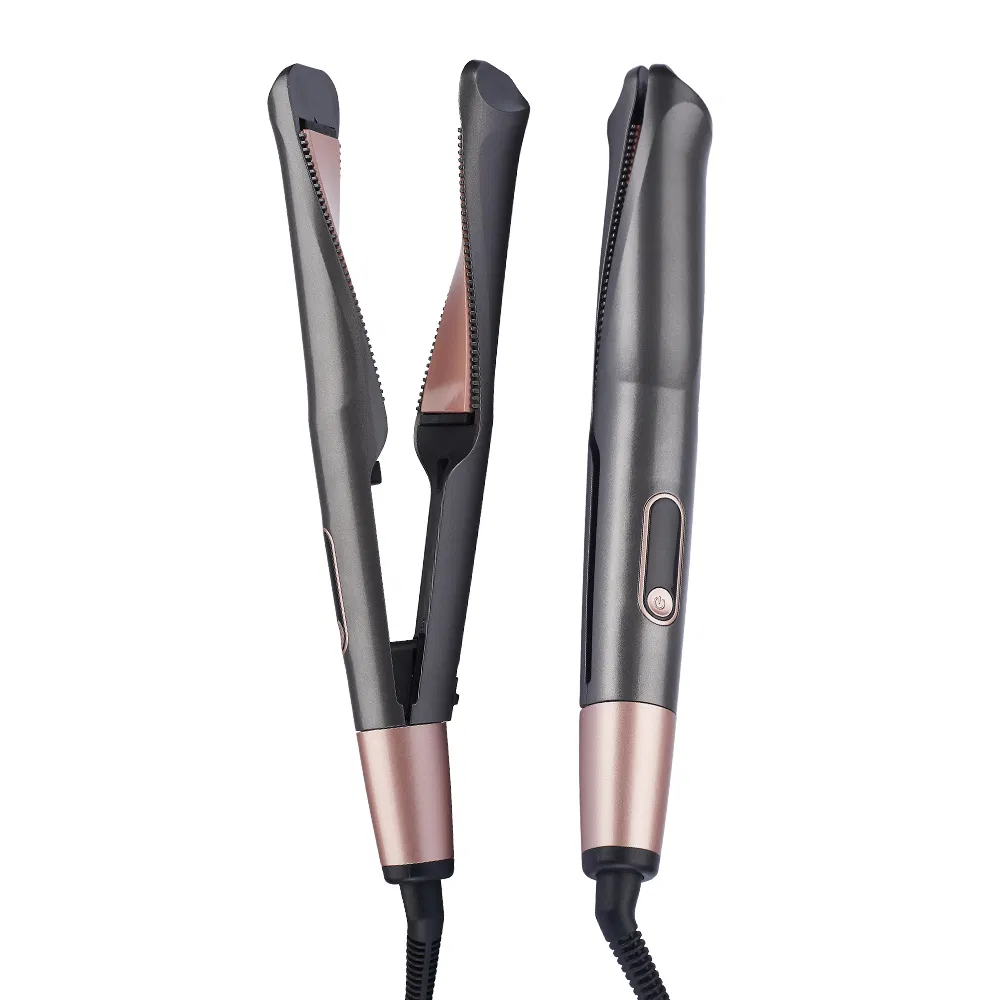 2 in 1 Hair Curler Twist Ceramic Hair Straightener and Curling Iron