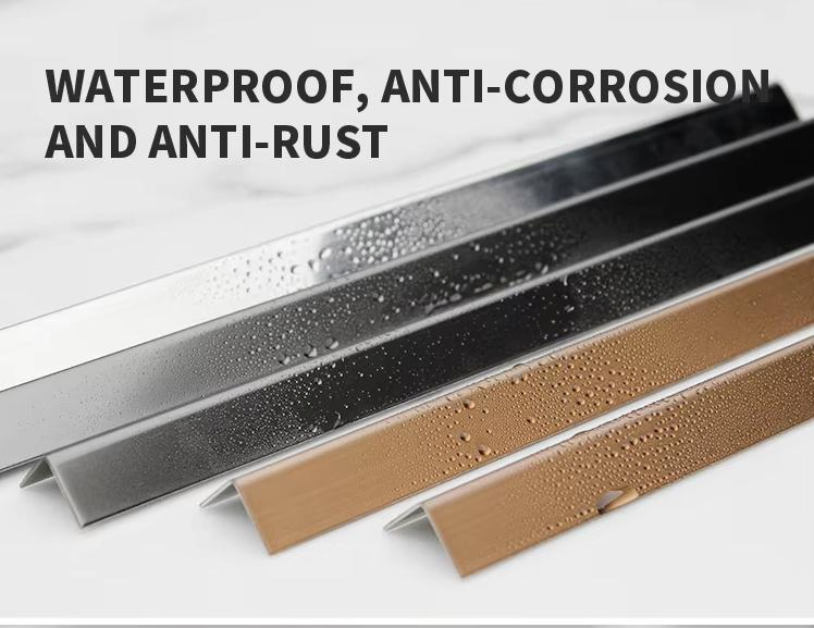 L-Shape Corner Steel Metal Stainless Steel Corner Guard Trim/Strip/Profile/Patti for Skirting Line