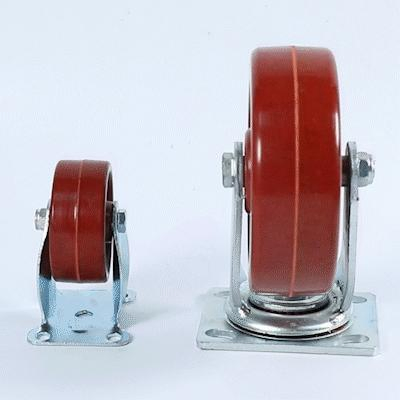 Wbd Zinc Plated 3-8 Inch Glassfibre Nylon Material -20-280 Degree Heat Resistant Caster Wheel for Bakery