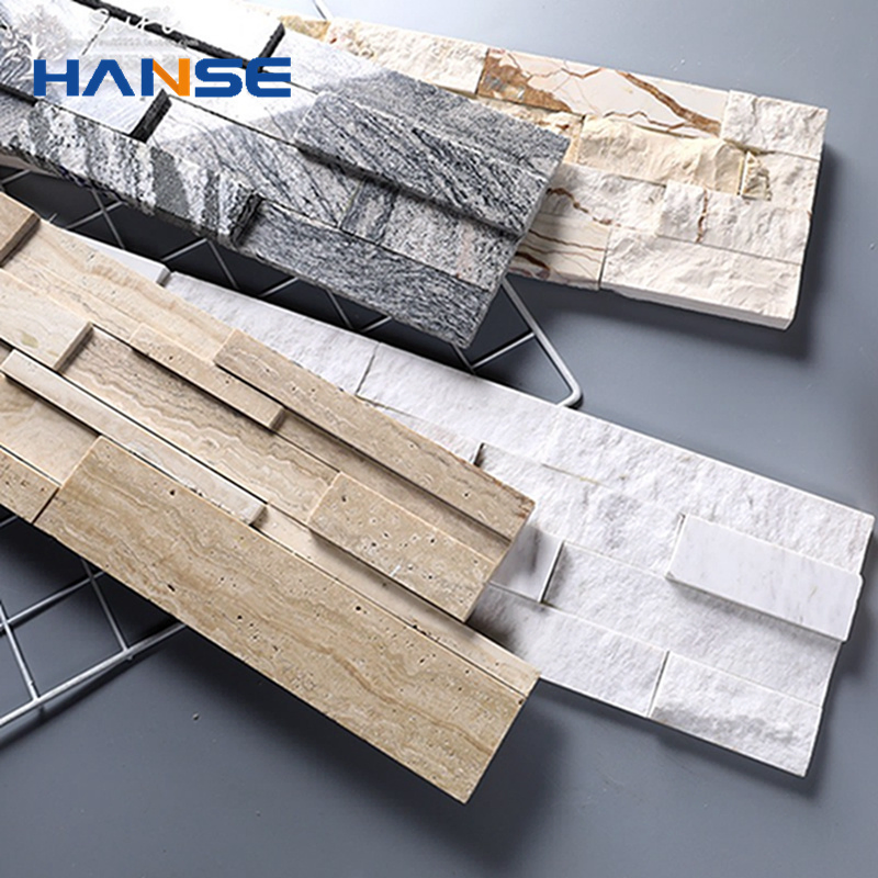 Light Grey Natural Splits Outdoor Park Feature Wall Cladding Panels Slate Stone Design