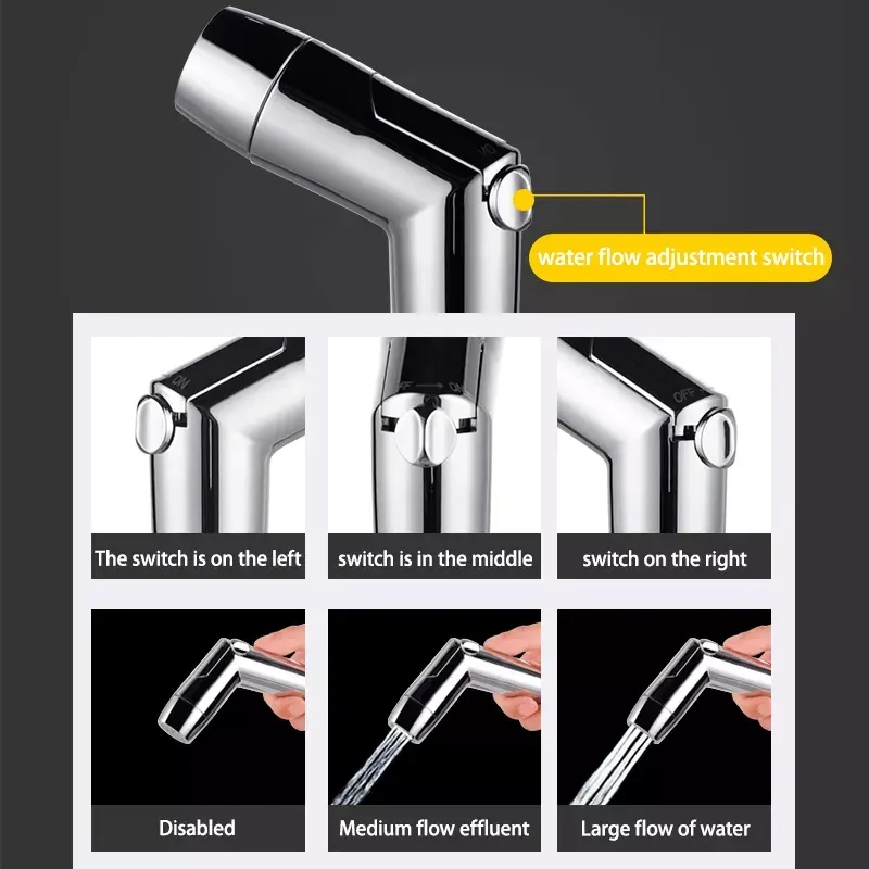 Биде-душ Shattaf для унитаза, ABS, ручной