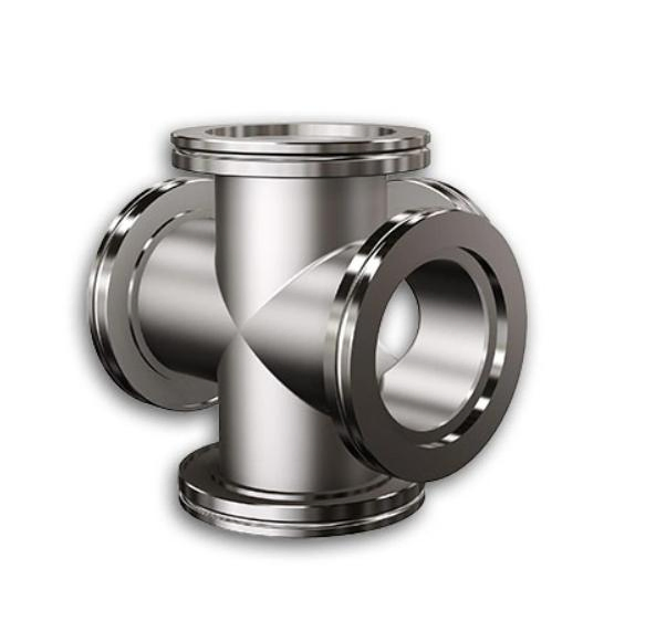 Wenzhou Vacuum Kf ISO CF Stainless Steel SS304 SS316 5way Cross