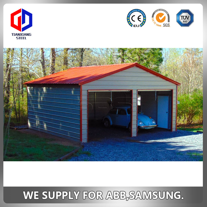 High Quality Pre-Engineered Steel Structure Car Garage with CE Certificate Steel Structure Warehouse Steel Structure Warehouse Prefab House