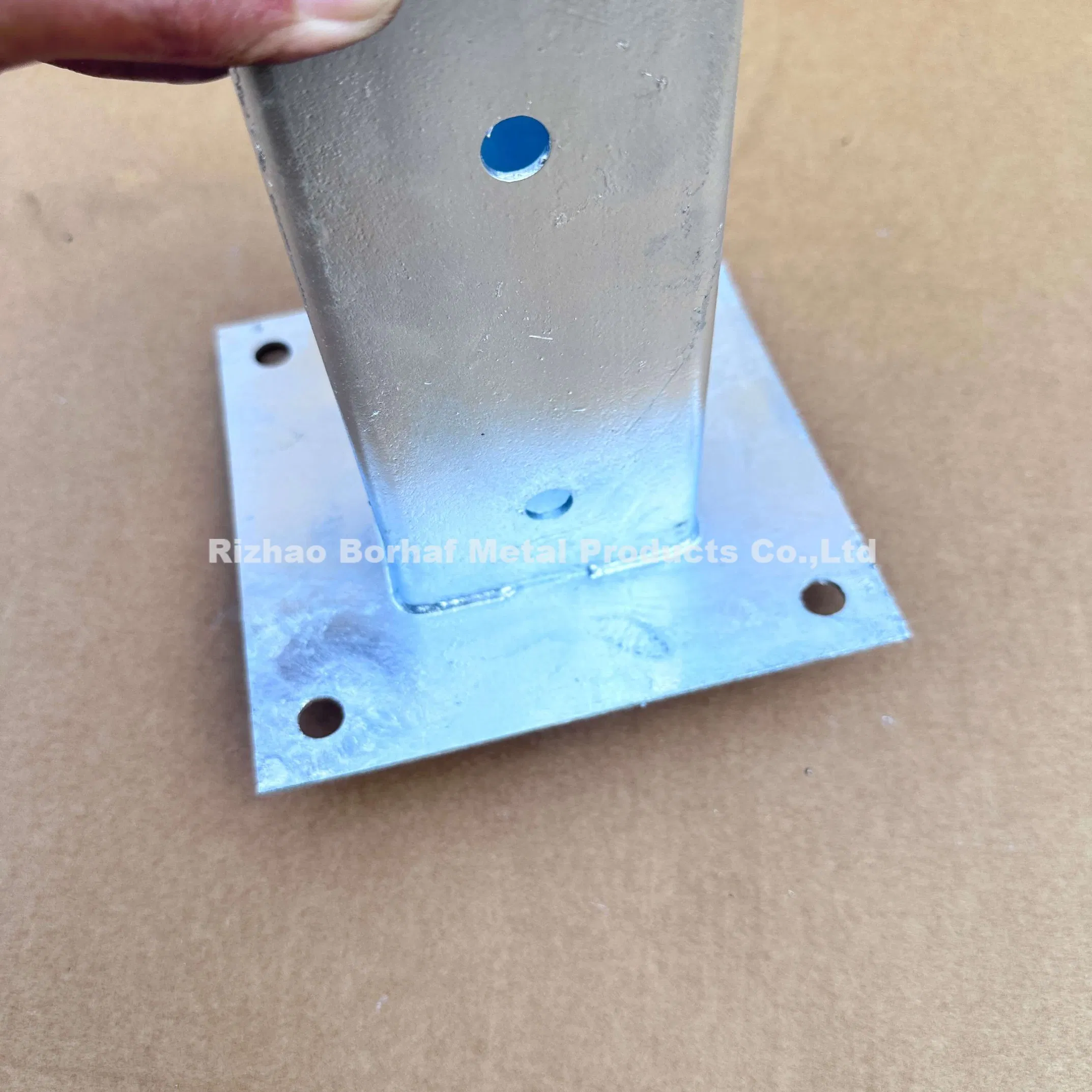 Heavy Duty Galvanized Steel Customized Metal Connectors for Wooden Fence Post and Deck Railing