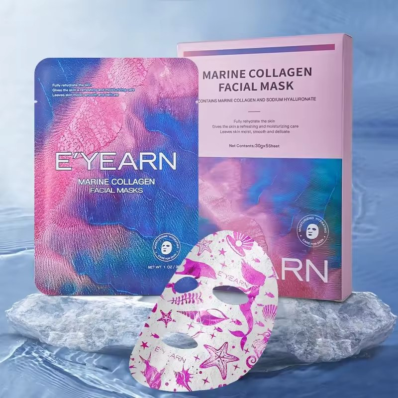 Sheet Mask Travel Preservative-Free Natural Hypoallergenic Anti-Aging Firming Beauty Skin Care Face Nose