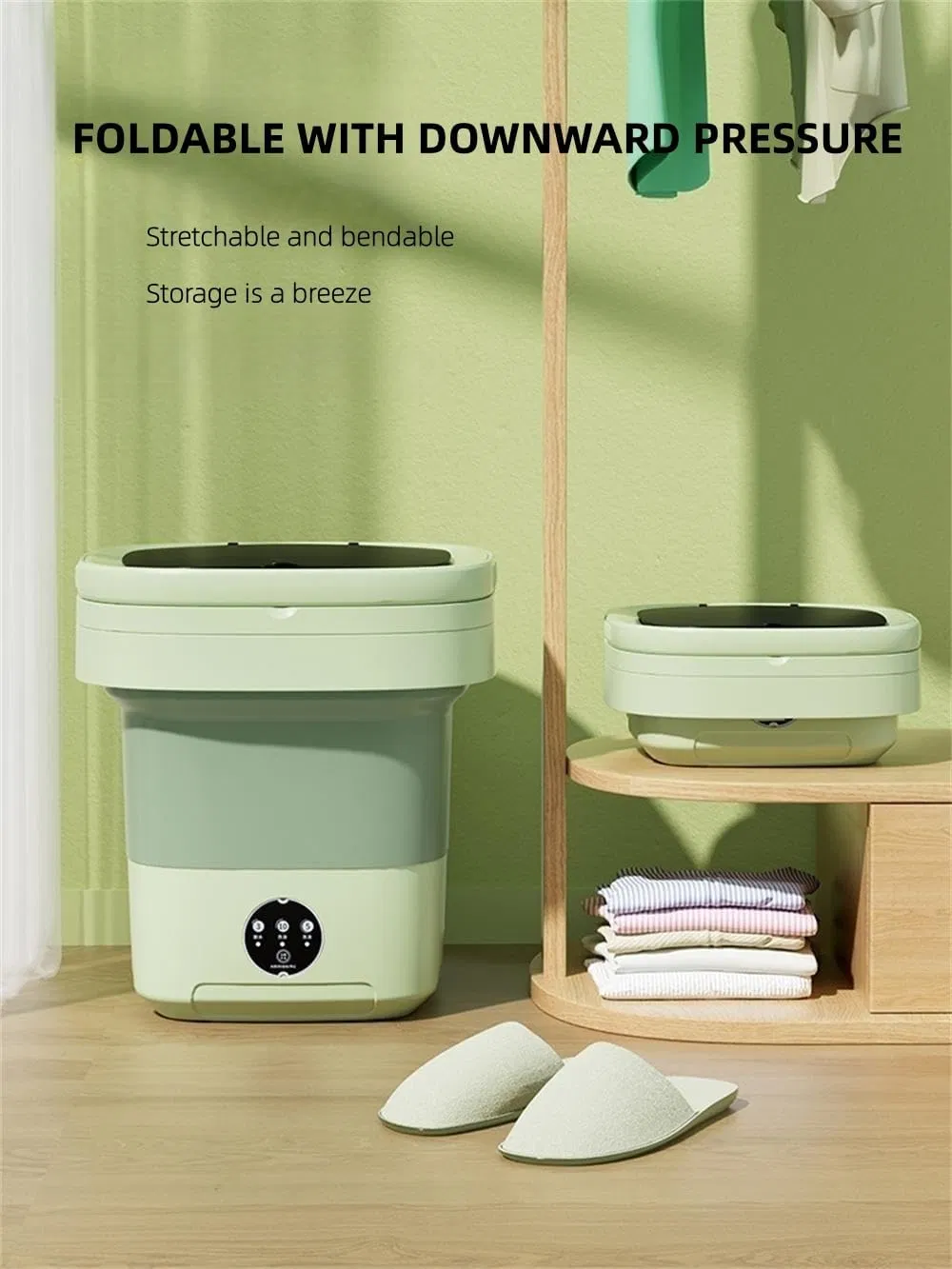 Ds-1001 Portable Washing Machine, Mini Washer, 11L Upgraded Large Capacity Foldable Washer - Amazon Hotsale Minin Washer Factory Price