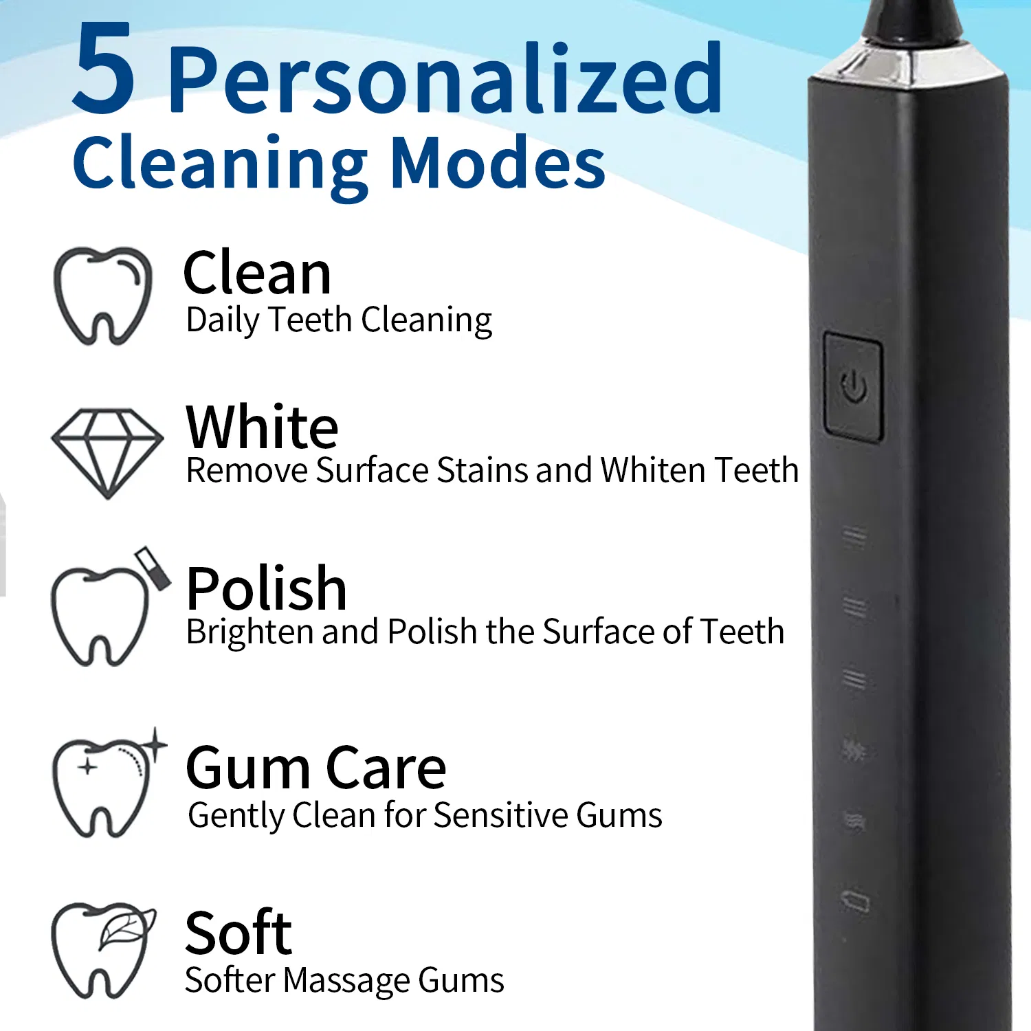 Oral Cleaning New Design Wholesale Waterproof Electric Toothbrush