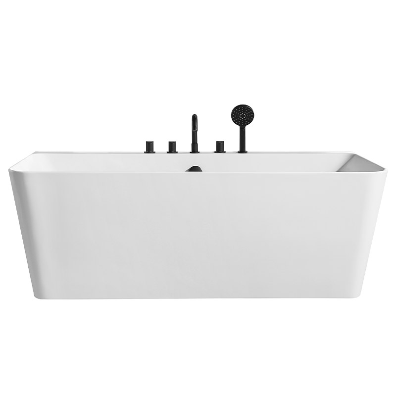 Rectangle Bath Tub Bathroom Bathtub Acrylic Free Standing Bathtub
