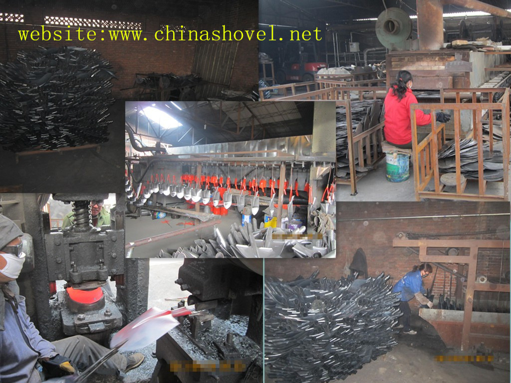 Shovel Garden Spade with Sharp Double Color