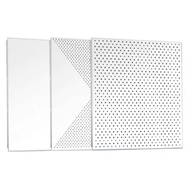 600 * 600mm Decorative Gypsum Board Gypsum Ceiling Soundproofing Ceiling