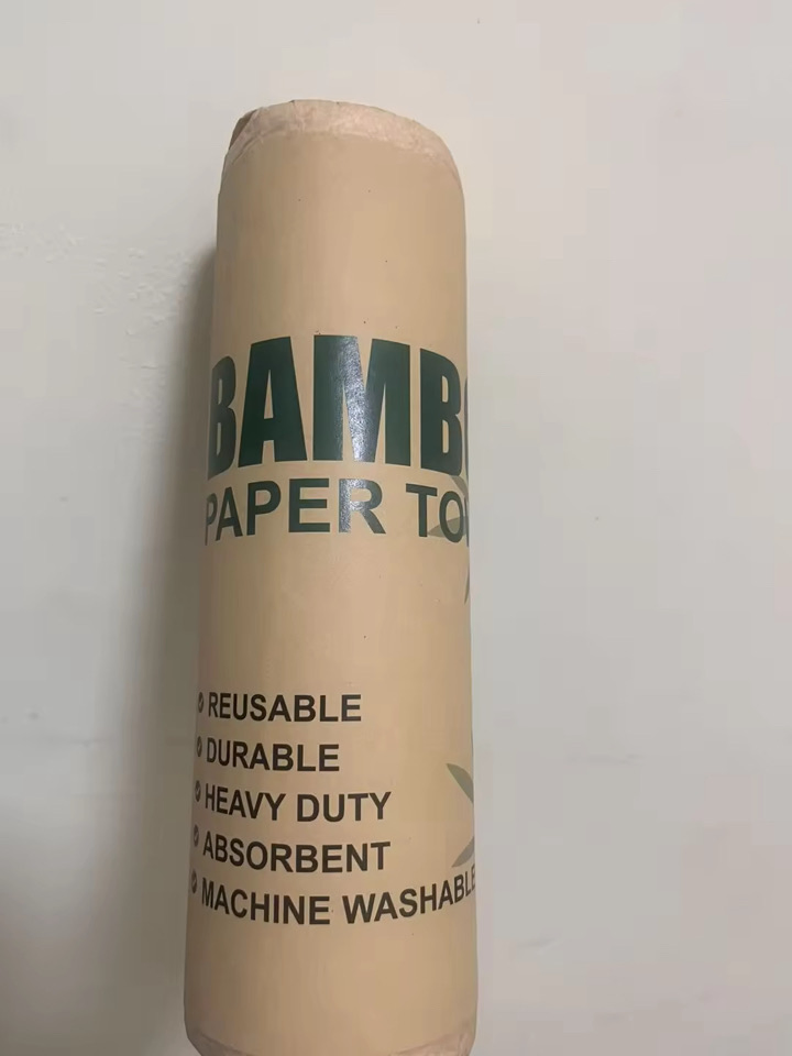 Eco Friendly Products Reusable Nonwoven Multi Purpose Bamboo Towels Roll