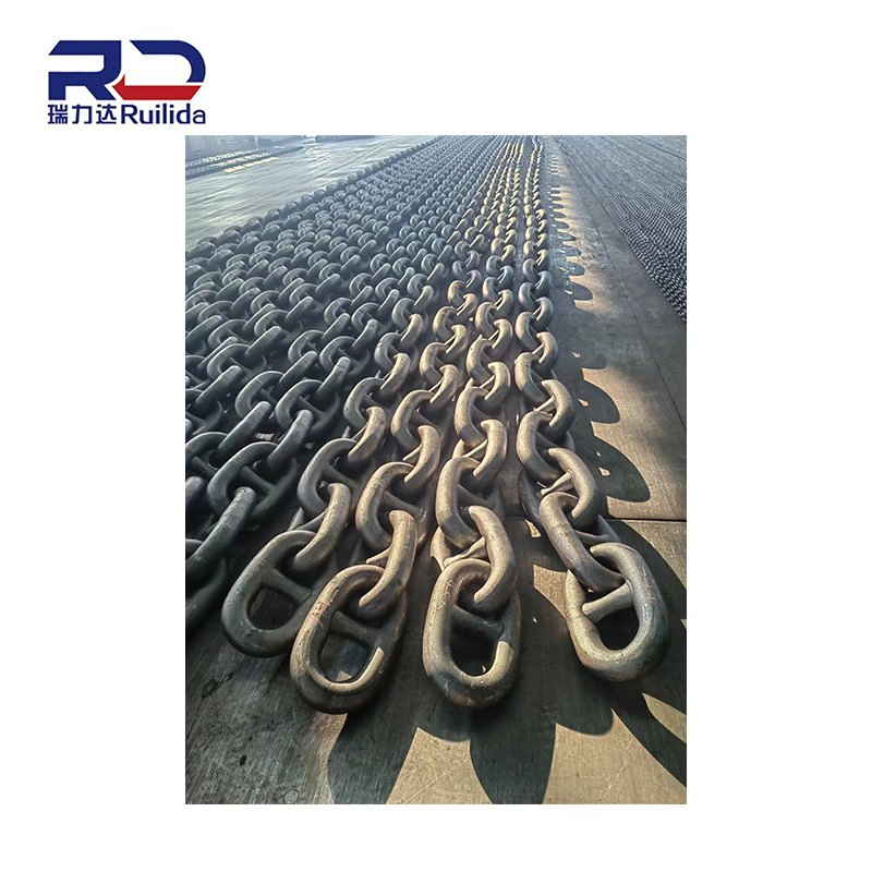14-127mm U1/U2/U3 Marine Welded Stud Link Anchor Chain with CE Certificate