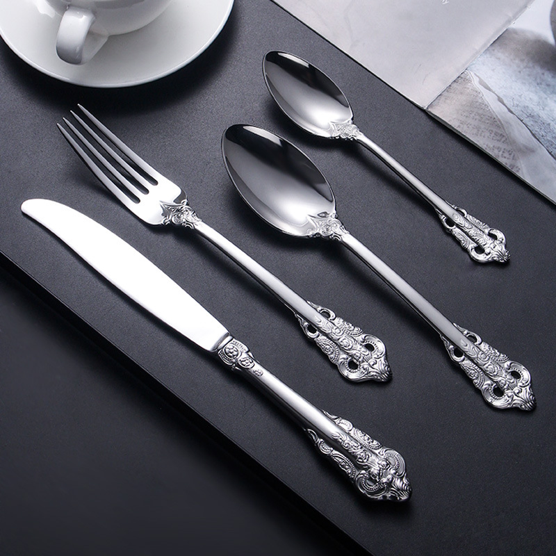 Stainless Steel Cutlery Set Palace Series High-End Hotel Cutlery Set