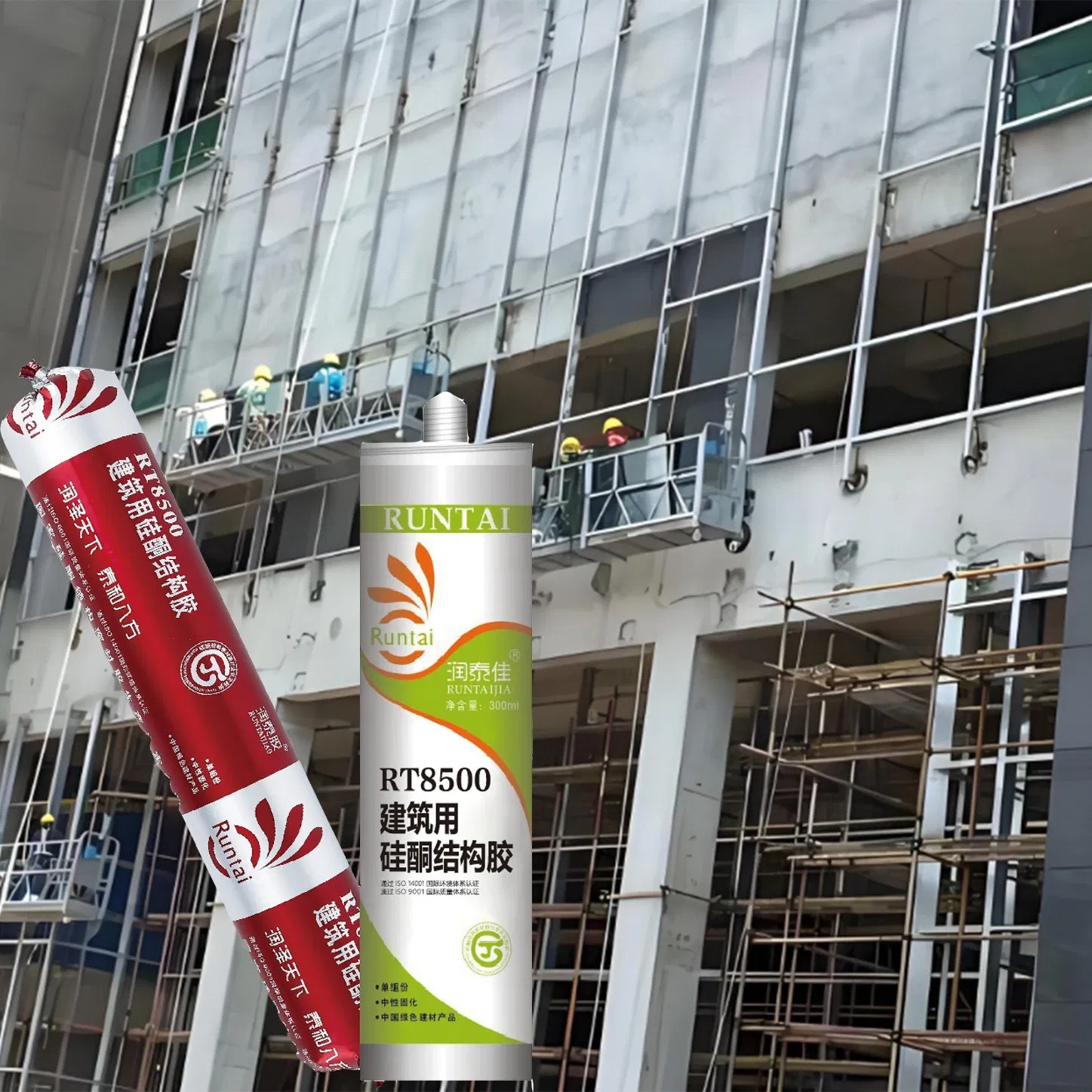 Runtai Designed for High Strength Bonding Structural Silicone Sealant in Curtain Wall