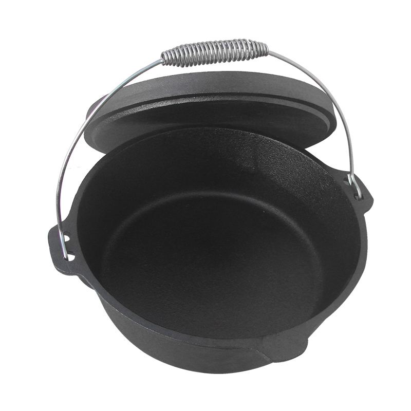 Чугунная голландская печь для кемпинга, 4.5 л