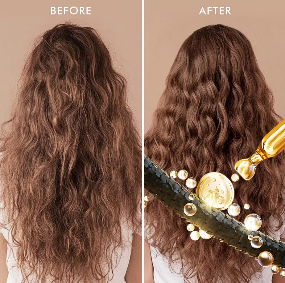 Roushun 2-in-1 Hair Care: Fix Dry Frizz for Ultra-Soft Curls