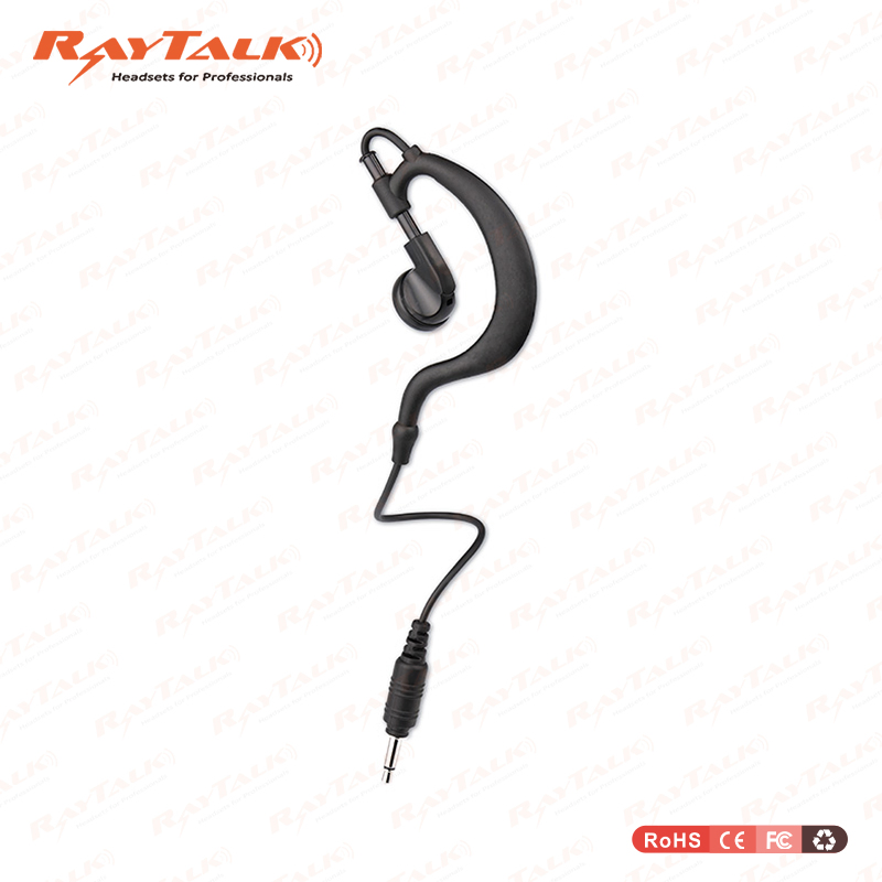 3.5mm G-Shape Listen Only Headset Earpiece