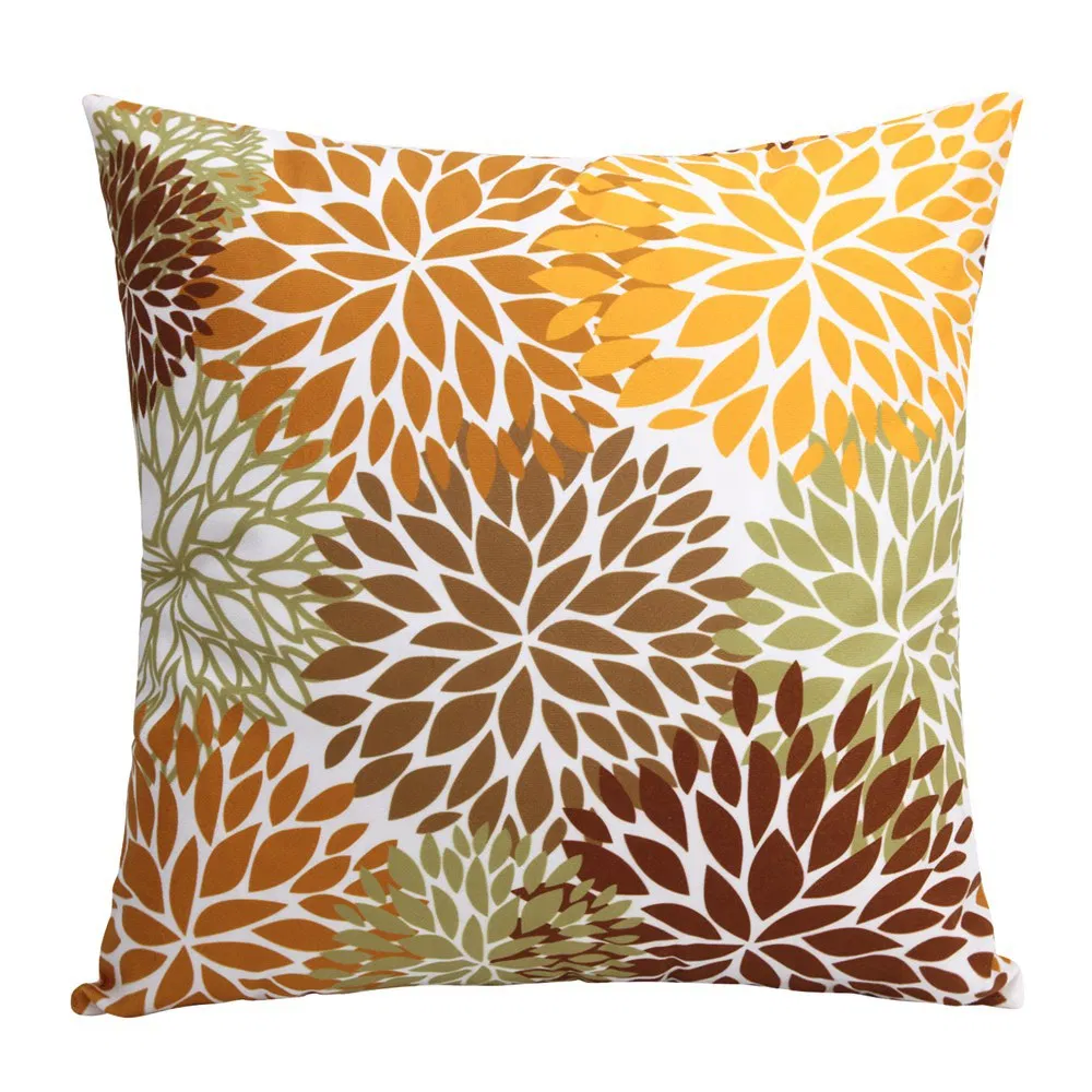 High Quality Flower Printing Cushion Cover
