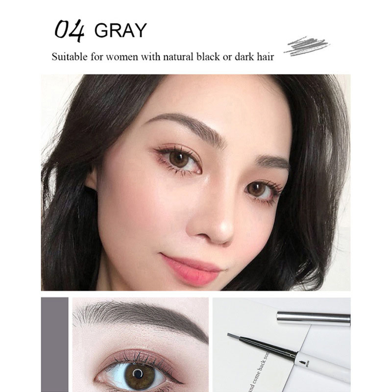Wholesale Double-Ended Ultra-Fine Eyebrow Pencil Set Waterproof Hard Core Waterproof & Smudge-Proof
