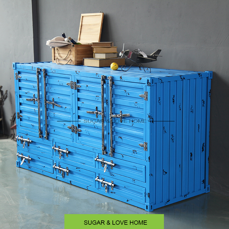 Стойка ресепшн L-образная стиль лофт