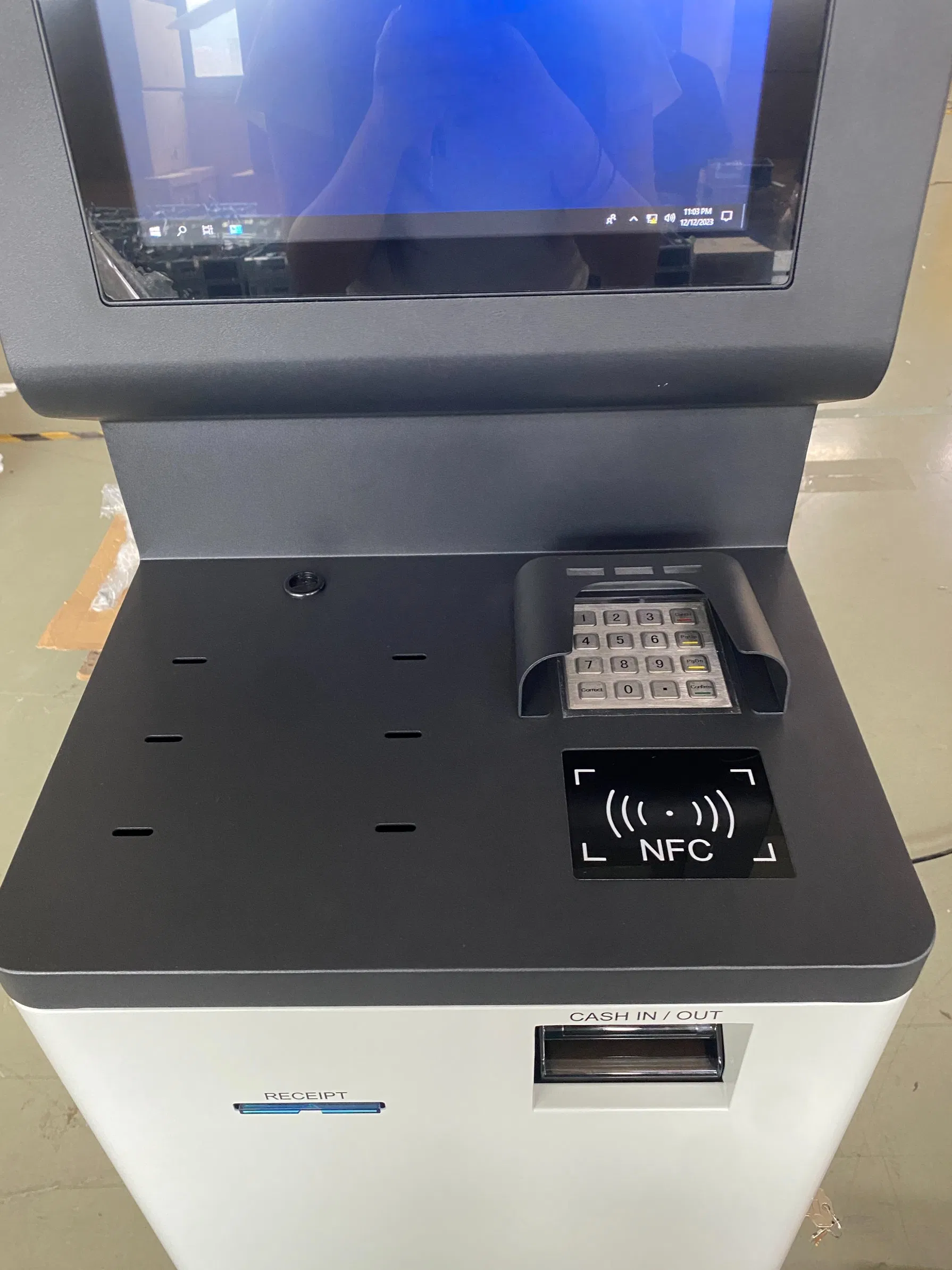 Automatic Encrypted Currency Cash Payment Machine Passport Scanner Currency Exchange Machine ATM Crypto Machine