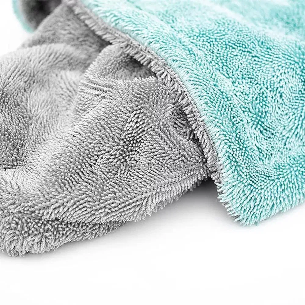 1200GSM 50X80cm Microfiber Cloth Twist Loop Car Wash Drying Towel