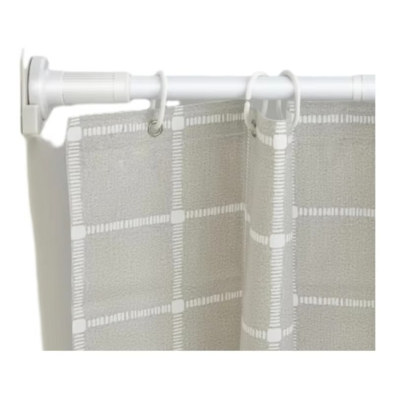 Promotional Existing Goods Anti-Slip Dual-Direction Stainless Steel Shower Curtain Poles