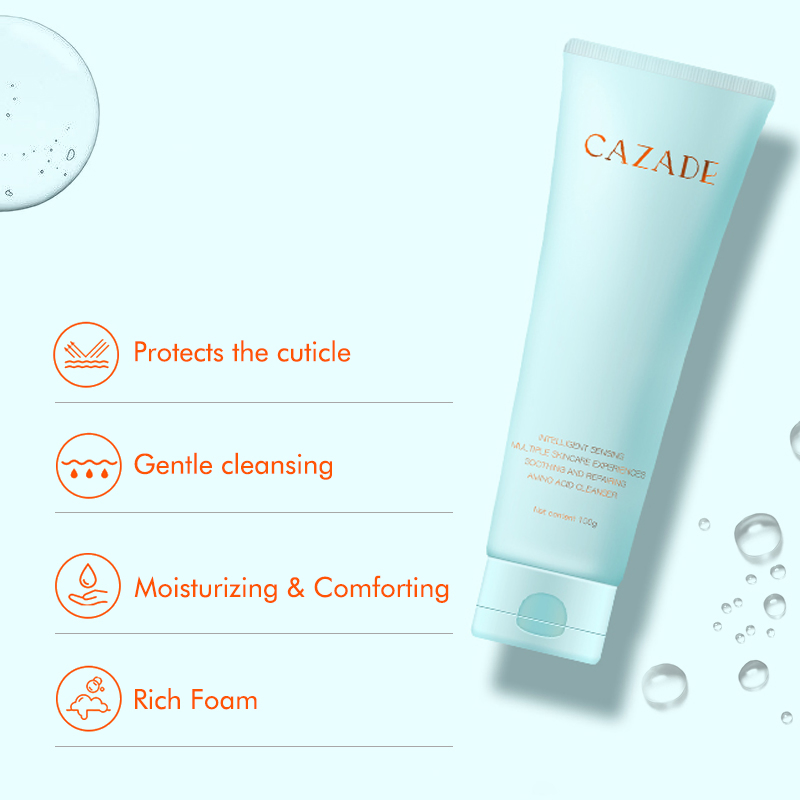 OEM/ODM Gentle Facial Cleanser for Sensitive Skin Soothing Natural Ingredients Skin Care