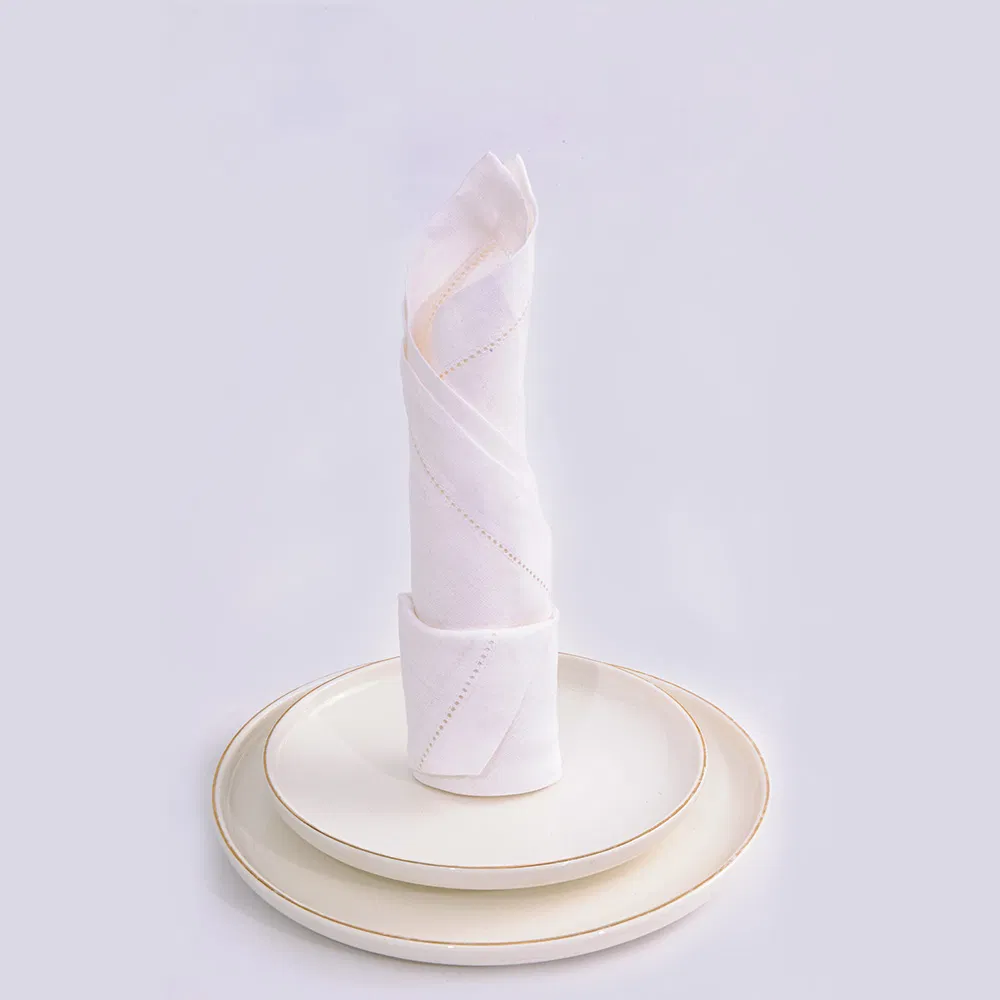 Hot Sale Table Napkin Dinner for Hotel Pure Linen Napkin for Banquet