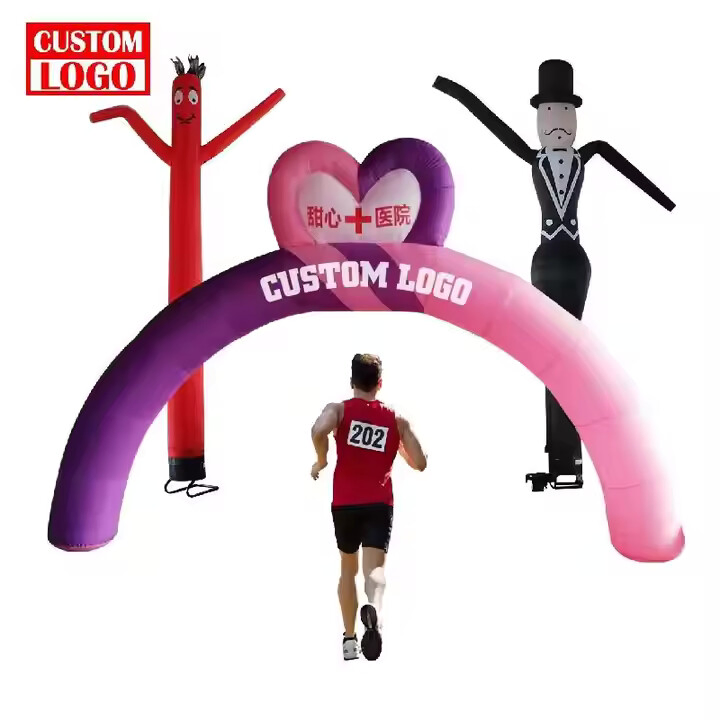 Custom Inflatable Rainbow Arch Birthday Wedding Party Decoration with Free 3D Design