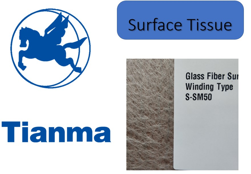 Fiberglass Surfacing Veil, Wet Tissue