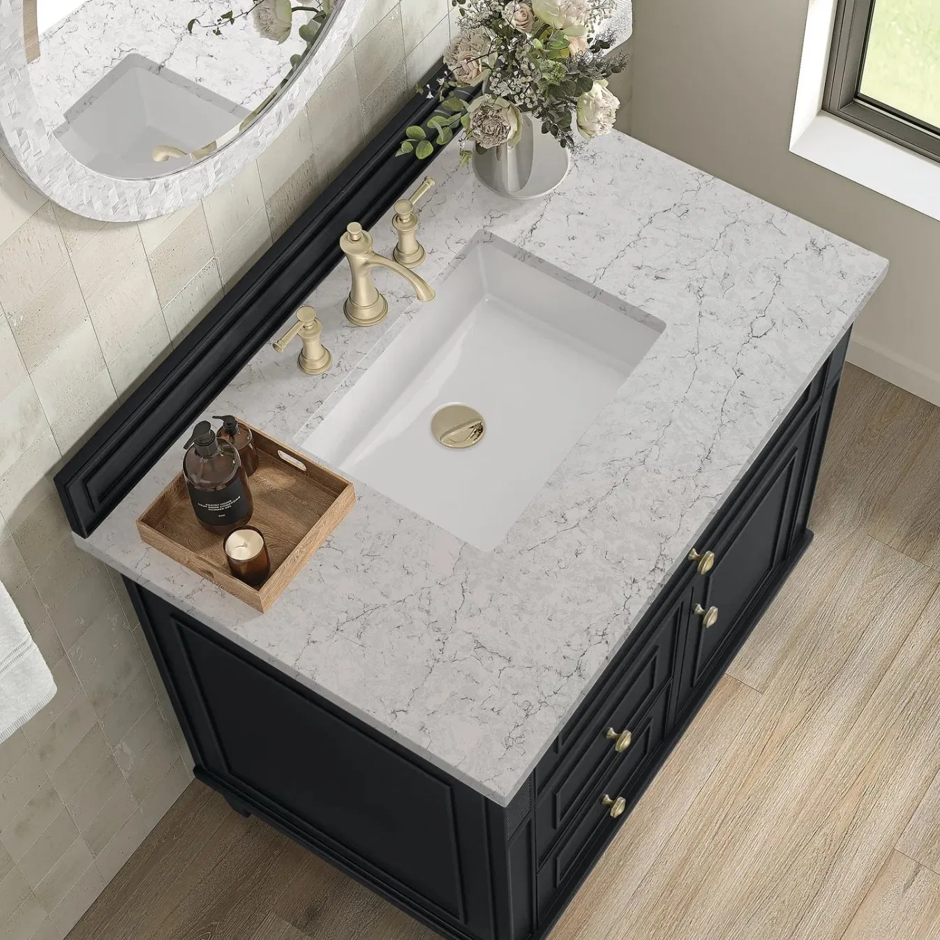 Kitchen Countertops Building Material Tile Ceramic Tile Kitchen Furniture Artificial Stone Board Wall Panelstone Shower Head Porcelain Tile Kitchen Faucet Top
