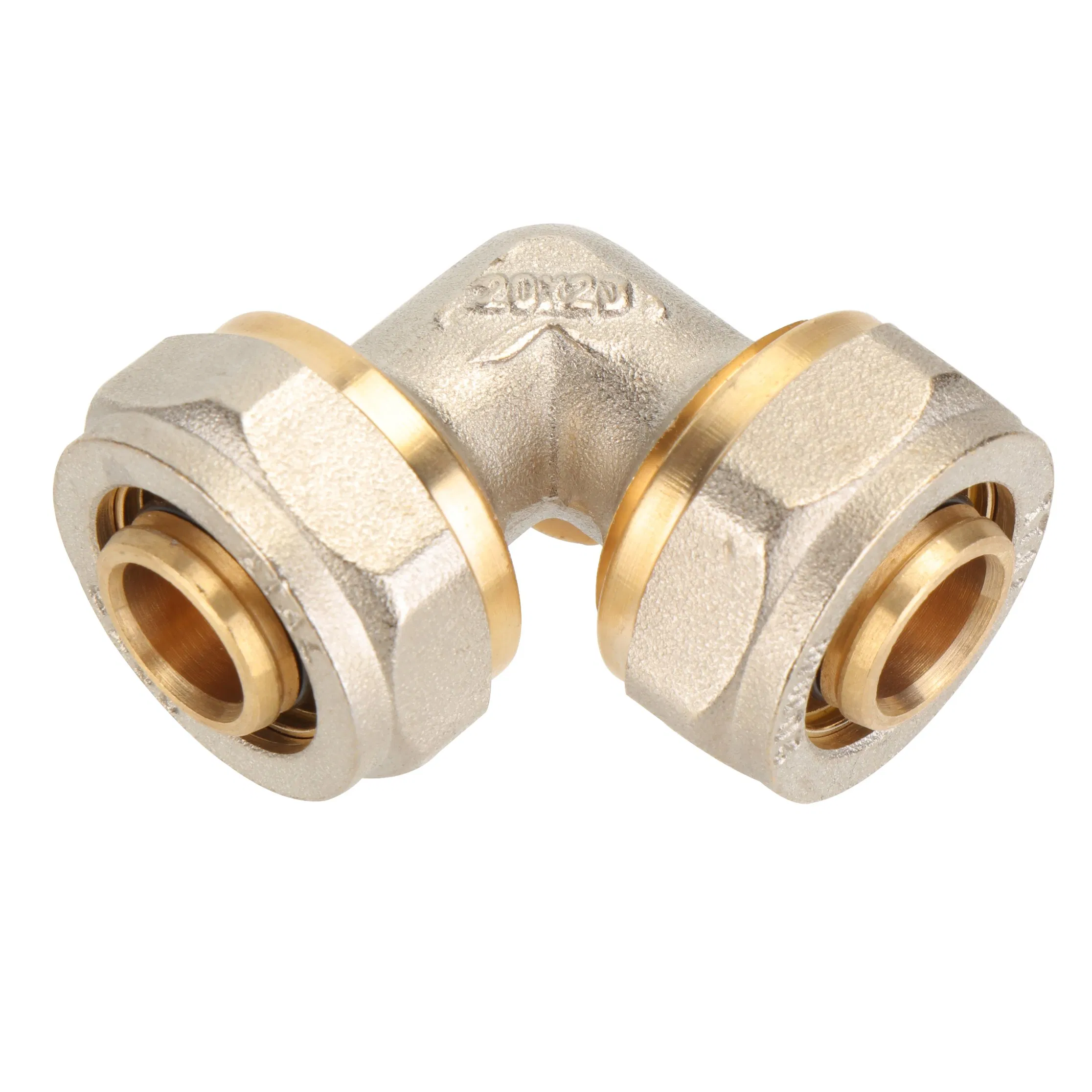 Ninety Degrees Elbow Brass Female Pex Aluminum Pex Fitting Brass Compression Fittng