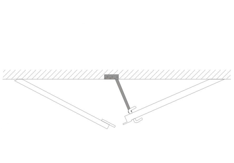 Stainless Steel L Type Simple Door Coordinator (3602, 3603)