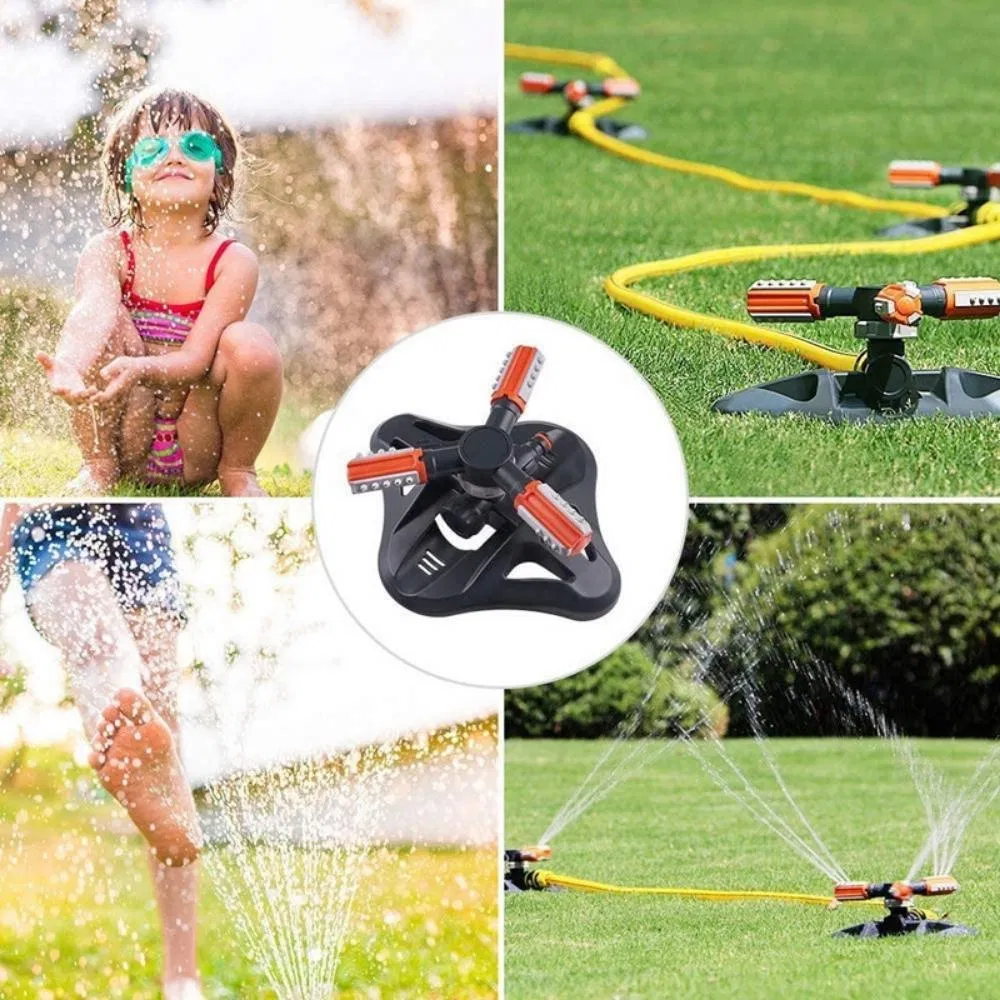 360 Degree Automatic Rotation Garden Water Sprinklers Irrigation System Adjustable Angle Wyz20003