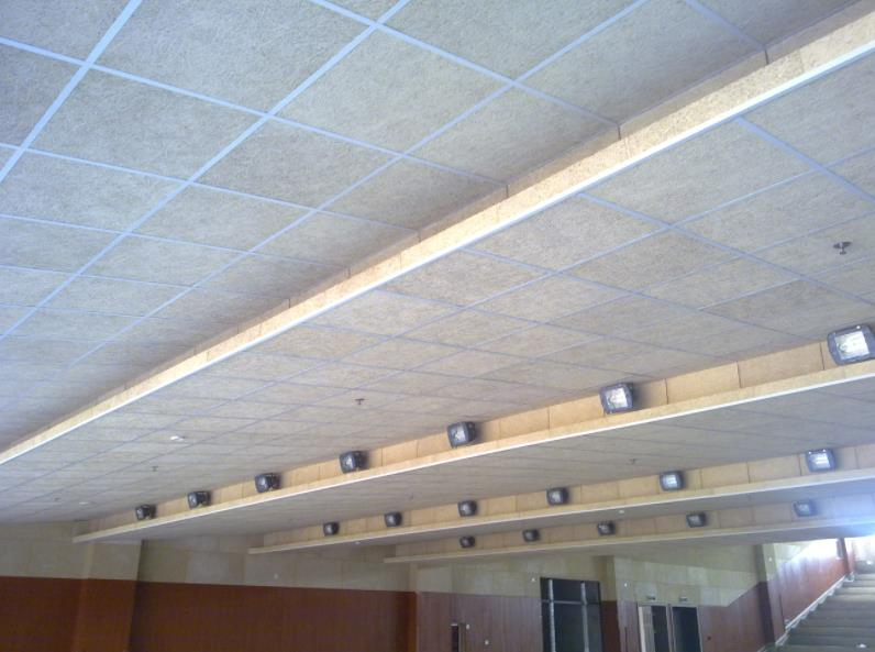 Colorful Installation Acoustic Fiber Wood Wool Cement Boards for Ceiling
