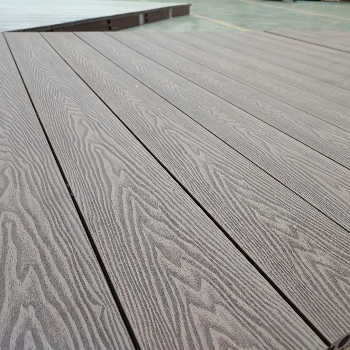 21mm 3D Embossed WPC Decking for Outdoor