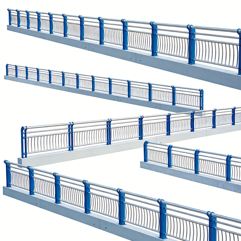 River Embankment Guardrail with Easy Maintenance Feature