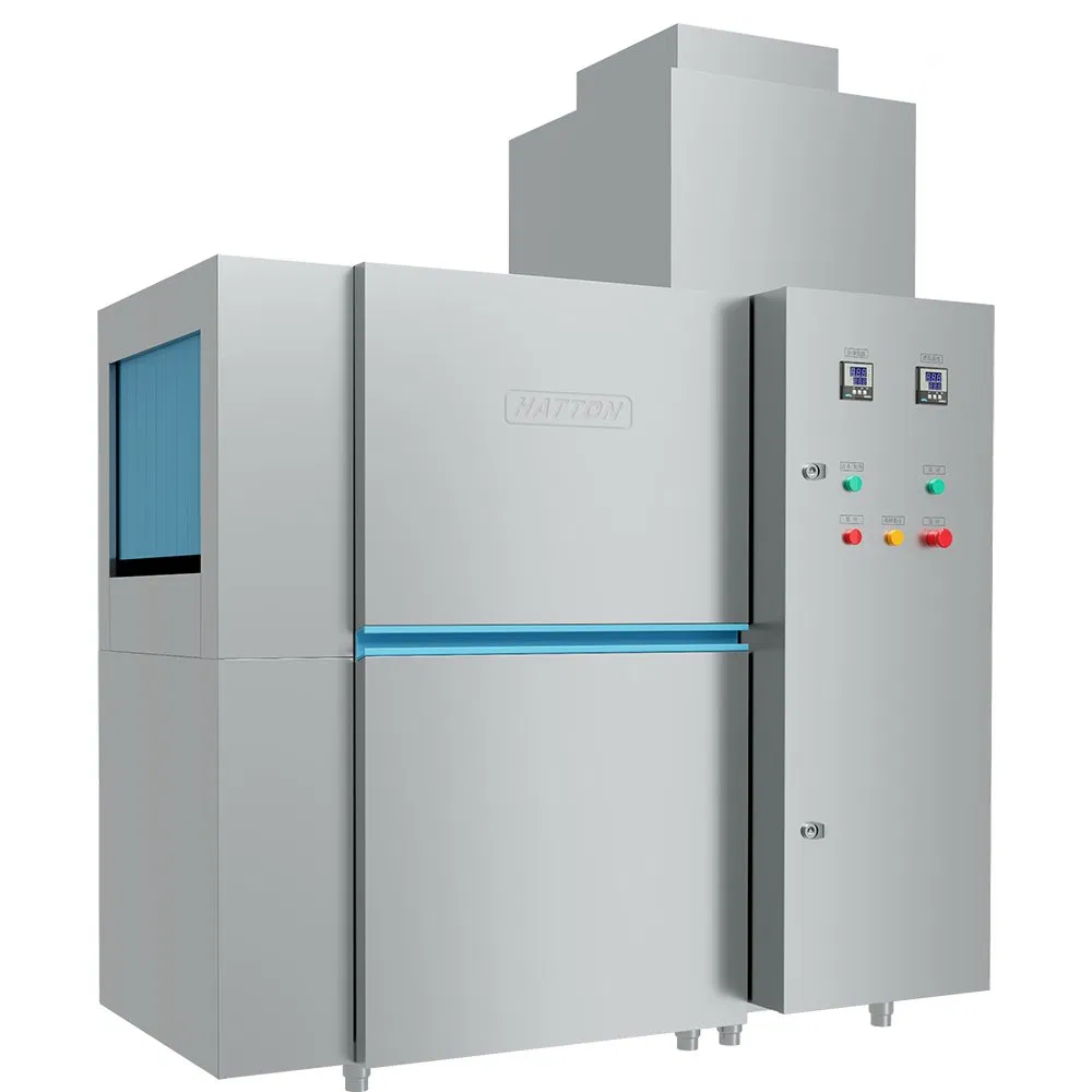 Restaurant Hotel Equipment Commercial Automatic Conveyor Channel Dishwasher for Racks with Dryer