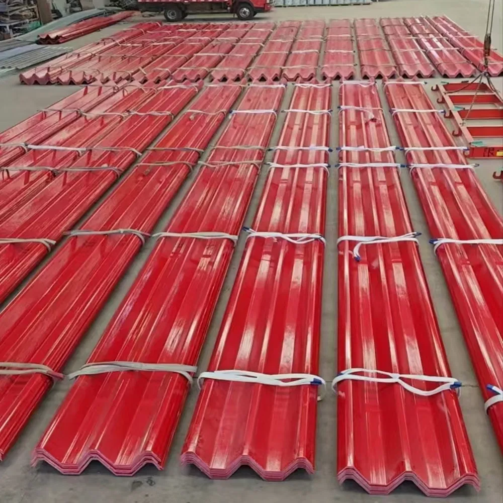 Fiberglass FRP Corrugated Roofing and Cladding Sheet for Chemical Plant