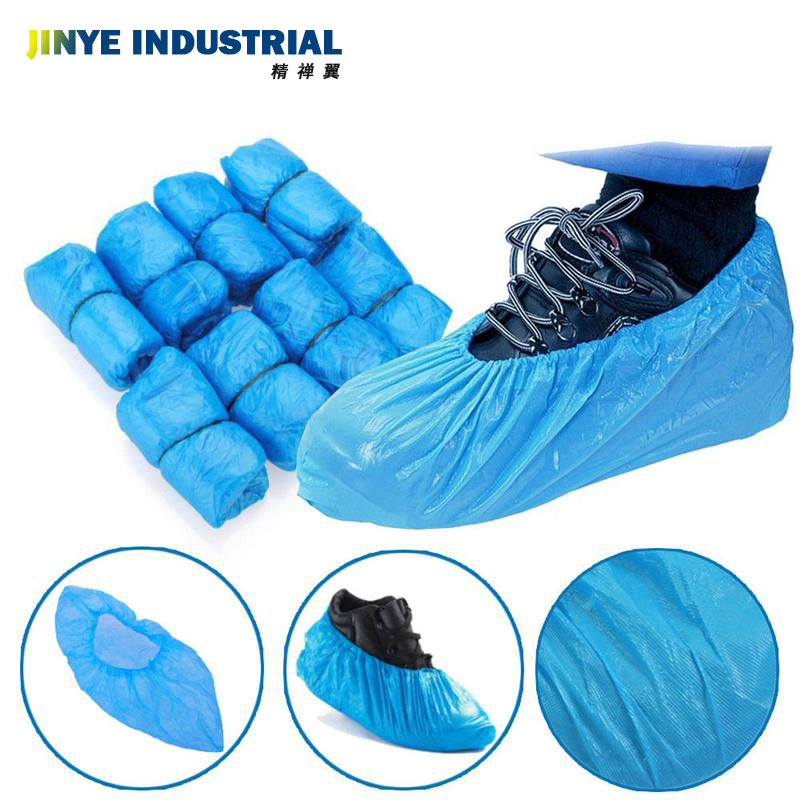 Disposable PE CPE Shoe Cover Waterproof Automatic Shoe Cover