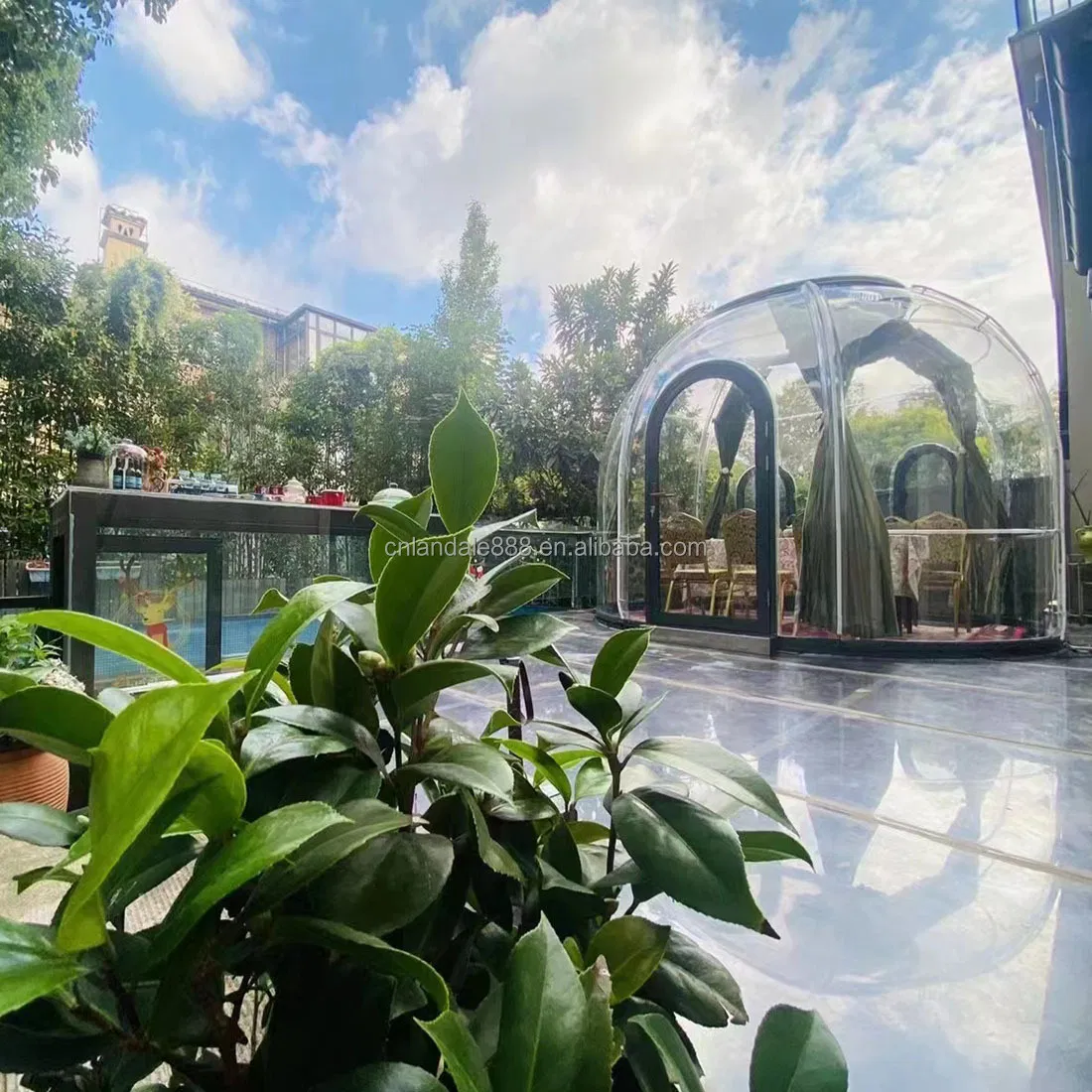 Festival Tent Star Bubble Room Decoration PC Transparent House Spherical Tent Spherical Tent Half Round House