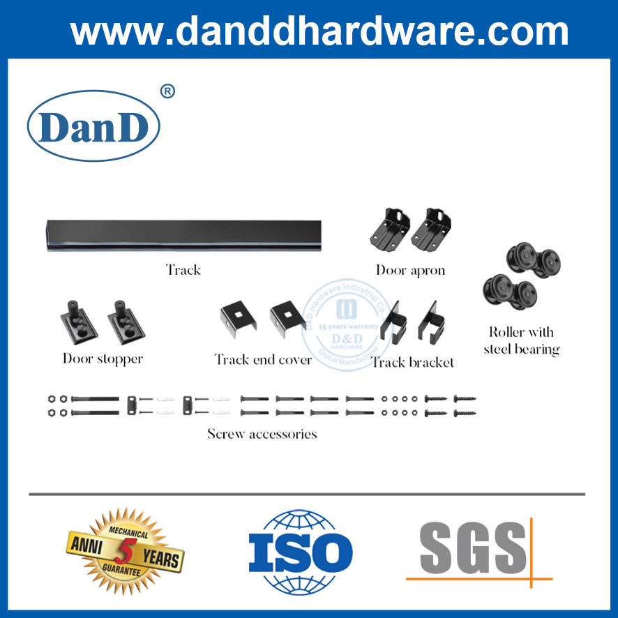 Minimalist Design Heavy Duty Sliding Door House Exterior Barn Door Hardware