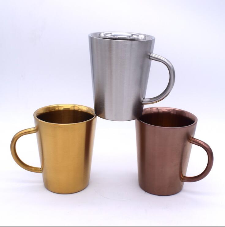 Медная кружка для кофе 12 oz, двойные стенки