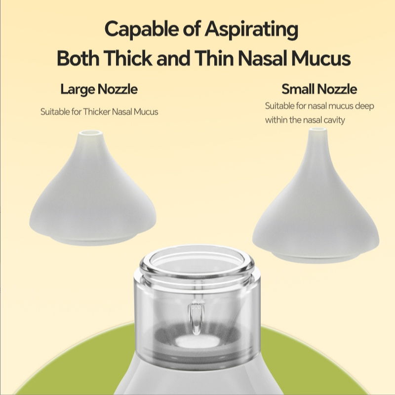 Gentle Innovative Negative Pressure Anti-Backflow Nasal Aspirator for Babies