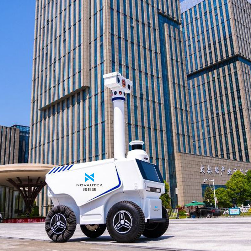 Designed for Hotels and Shopping Malls Security Robot with Autonomous Rechargeable System