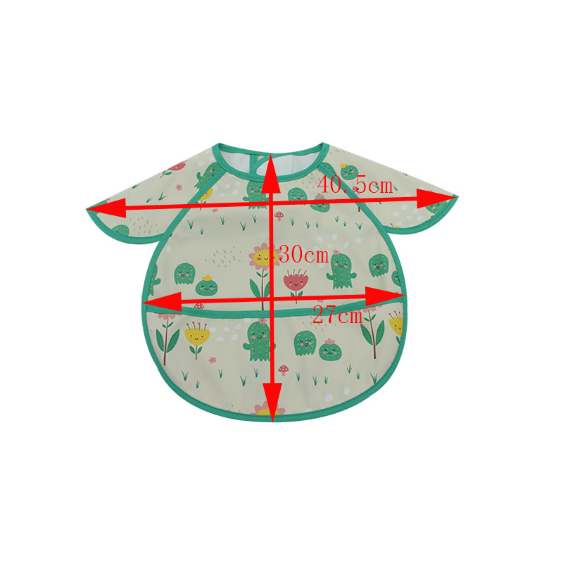 New Children's Smock, Baby Sleeveless PU Bib, Waterproof Rice Bag, Anti-Stain for Eating, Complementary Food Bib